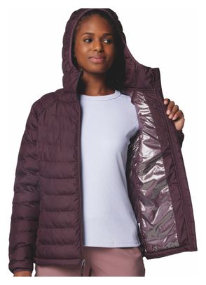 Chaqueta con capucha Columbia Powder Lite II Violeta para mujer