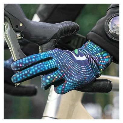 Cycling gloves outdoor non slip blue