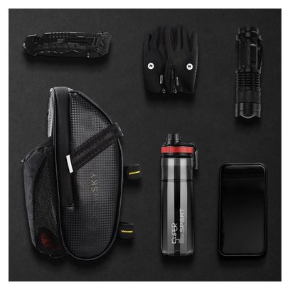 Sacoche de selle de vélo Wozinsky 1.5L noire
