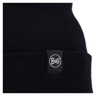 Buff Beanie in maglia nera