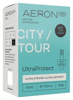 Versterkte binnenband Aeron TPU City/Tour UltraProtect AV40 700 mm Schrader 40 mm