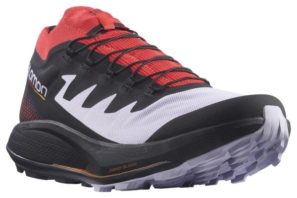 Salomon Pulsar Trail Pro Morado Negro Rojo Hombres