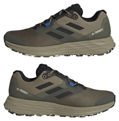 Chaussures Trail Running adidas Terrex Two Flow Khaki Noir