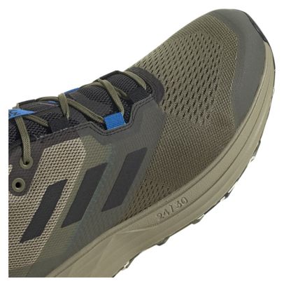Chaussures Trail Running adidas Terrex Two Flow Khaki Noir