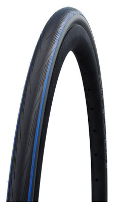 Neumático de carretera rígido Schwalbe Lugano II 700mm K-Guard Negro Azul