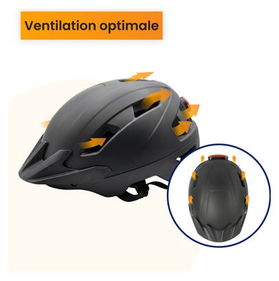R2B Casque vélo adulte pour Pedelec et Moped + Visière transparente supplémentaire