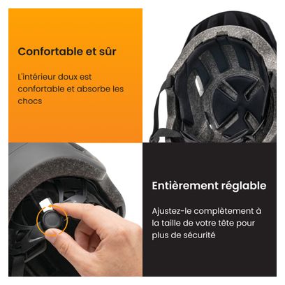 R2B Casque vélo adulte pour Pedelec et Moped + Visière transparente supplémentaire