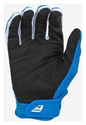 Fly Racing F-16 True Blue / White Long Gloves