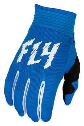 Fly Racing F-16 True Blue / White Long Gloves