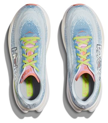 Hoka One One Mach X Blau Grün Damen Running-Schuhe