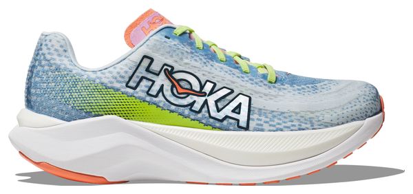 Hoka One One Mach X Blau Grün Damen Running-Schuhe