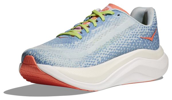Hoka One One Mach X Blau Grün Damen Running-Schuhe