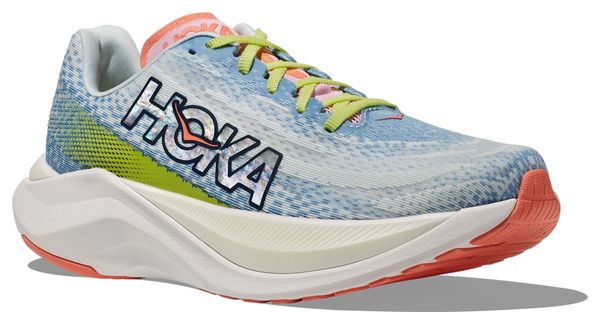 Hoka One One Mach X Blau Grün Damen Running-Schuhe