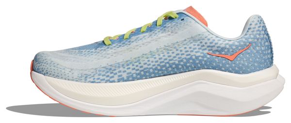 Hoka One One Mach X Blau Grün Damen Running-Schuhe