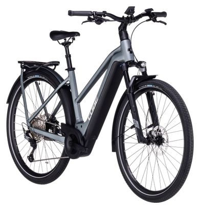 Cube Kathmandu Hybrid Pro 750 Trapeze Electric City Bike Shimano Deore 11S  750 Wh 700 mm Flash Grey | Alltricks.com
