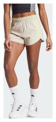 Adidas Own The Run 3in Beige Women's Shorts