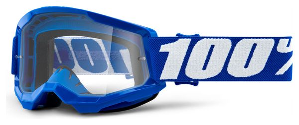 100% Strata 2 Youth Goggle Blue / Clear Lens