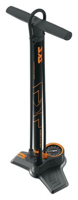 Bomba de pie SKS Air-X-Plorer 10.0(Max144 PSI /10 bar) Negra / Naranja