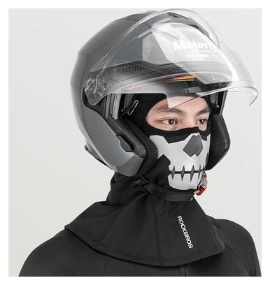 Cagoule à motif crâne/araignée - Taille L