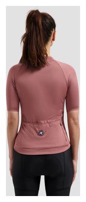 Maillot Manches Courtes Vélo Rogelli Essential II Rose Femme