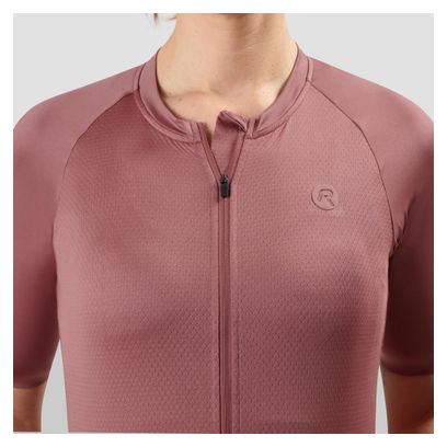 Maillot Manches Courtes Vélo Rogelli Essential II Rose Femme