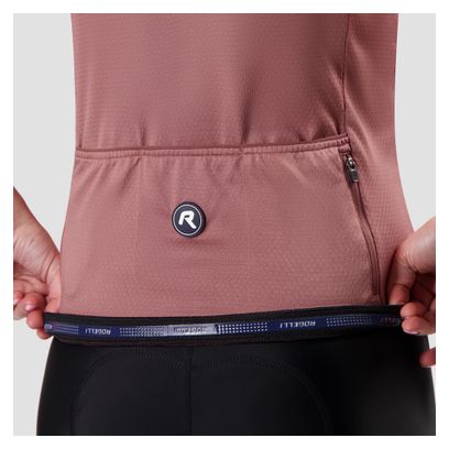 Maillot Manches Courtes Vélo Rogelli Essential II Rose Femme