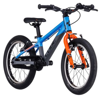 VTT Enfant Cube Cubie 160 Single Speed 16'' Bleu Gris Actionteam 2023 3 - 5 Ans