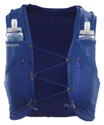 Bolsa de hidratación Salomon ADV Skin 12 + Flasks Azul Unisex