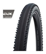 SCHWALBE Pneu Extérieur Hurricane R-Guard 28 X 1.60 Noir Reflexive