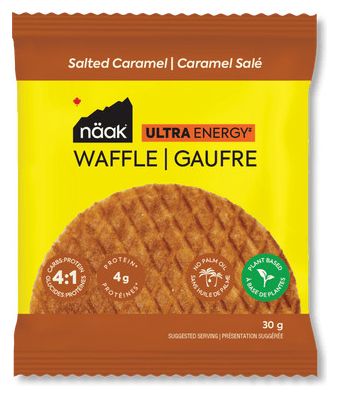 Näak Ultra Energy Waffle Salted Caramel 30g