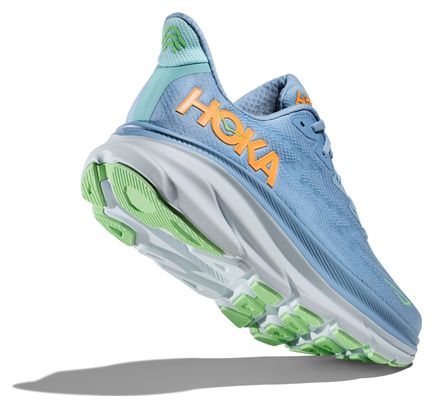 Hoka One One Clifton 9 Running Schuhe Blau Orange Herren