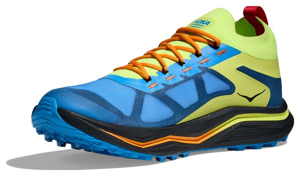 Hoka One One Zinal 2 Blue Green Men's Trail Shoes