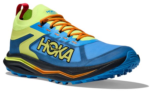 Hoka One One Zinal 2 Blue Green Men's Trail Shoes