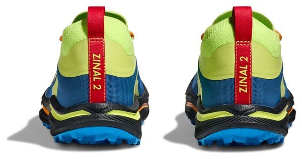 Hoka One One Zinal 2 Blue Green Men's Trail Shoes