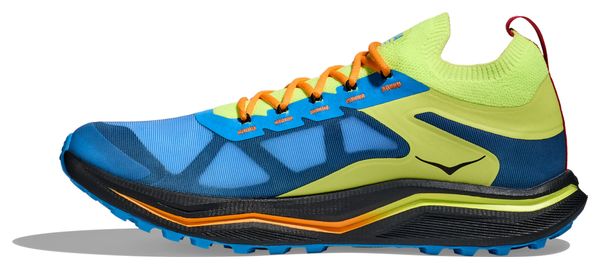 Hoka One One Zinal 2 Blue Green Men's Trail Shoes