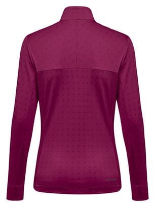 Maillot Cycliste Femme – Rose, 1/4 Zip, Taille S – État Très Bon