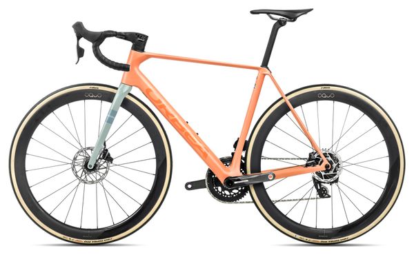 Orbea Orca M21eLTD PWR Bicicletta da strada Sram Force eTap AXS 12S 700 mm Arancione Cloud 2025