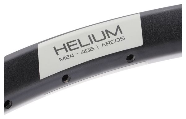 Jante Pride Racing Helium 20" (406) | 36 Trous | Disque | Noir