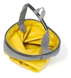 Seau souple et pliable 15L jaune Zulupack