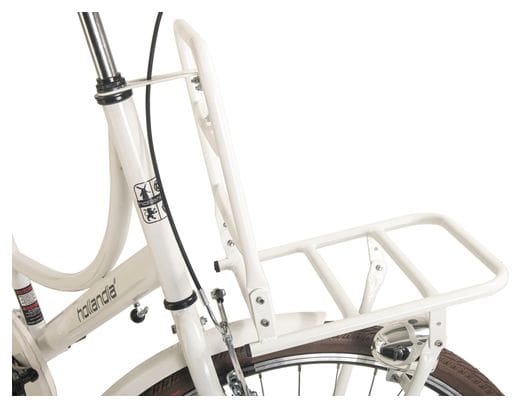 Vélo hollandais dame 28  Royal Dutch monovitesse blanc Hollandia