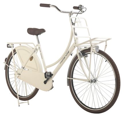 Vélo hollandais dame 28  Royal Dutch monovitesse blanc Hollandia