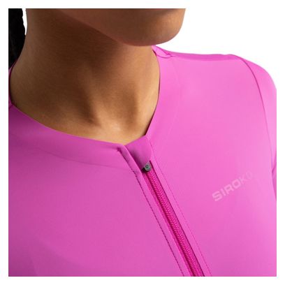 Maillot vélo ultraléger femme Cyclisme SRX Senra Rose