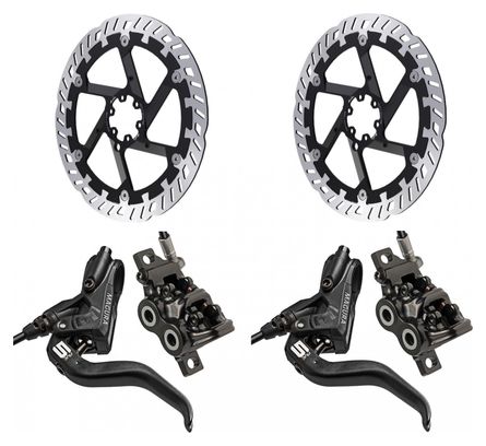 Pair of Magura MT5 brakes Magura MDR-P E-Bike 203 mm disc