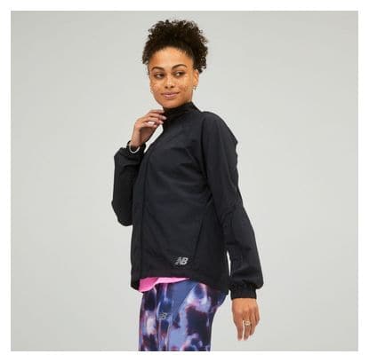 Veste imperméable pliable femme New Balance Impact Run