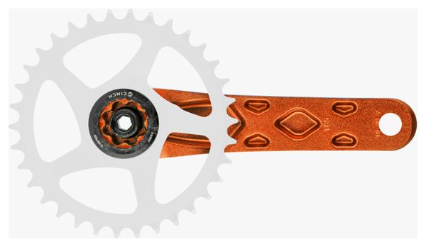 Race Face Atlas Cinch Direct-Mount Cranks 83mm Oranje (Zonder Case)