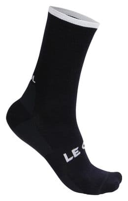 Le Col Technical Wool Socks Black/White