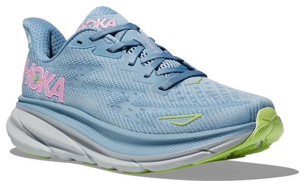 Running Shoes Hoka One One Clifton 9 Bleu Rose Femme