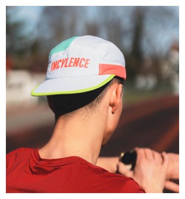 Incylence Running Cap Signature White Blue Fluo
