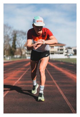 Incylence Running Cap Signature White Blue Fluo