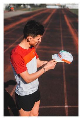 Incylence Running Cap Signature White Blue Fluo